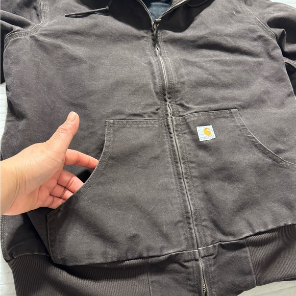Carhartt Size:M(8/10) Women’s Brown Hooded Jacket - Picture 8 of 14
